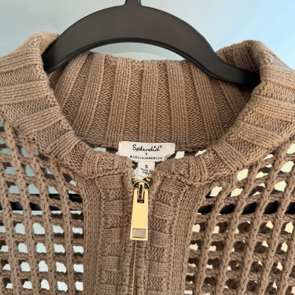 Splendid Cella Jane Collection Quarter Zip - Picture 3 of 4